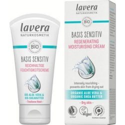 Lavera Naturkosmetik Regenerating Moisturising Day Cream Basis Sensitiv - 50 ml.