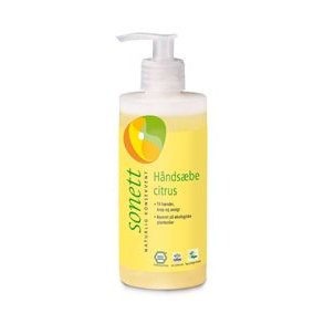 Sonett Flydende Hndsbe Citron, kologisk - 300 ml.