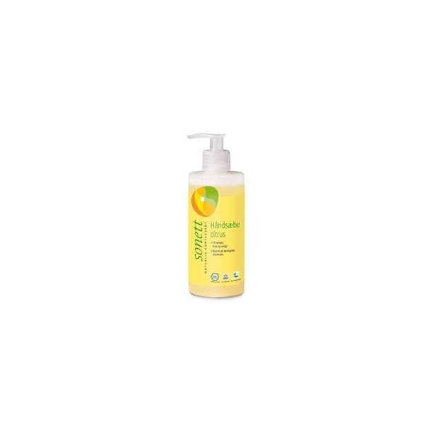Sonett Flydende Hndsbe Citron, kologisk - 300 ml.