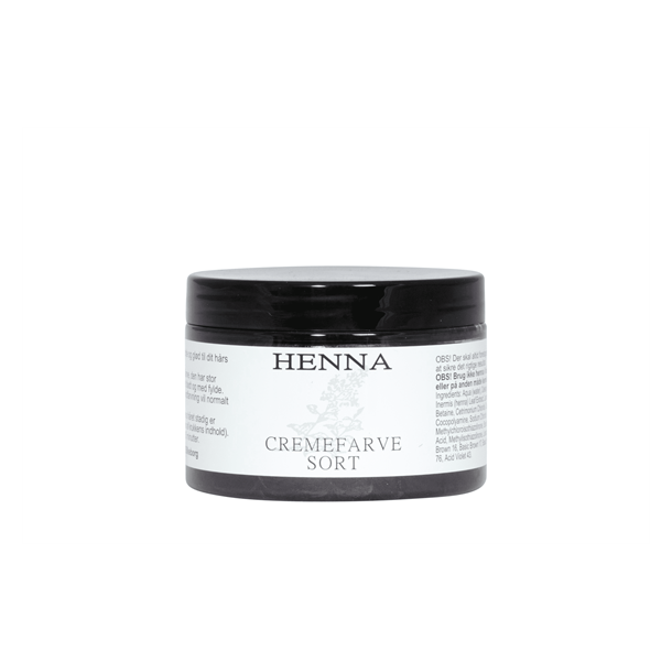 Henna Cremefarve, sort - 140 ml