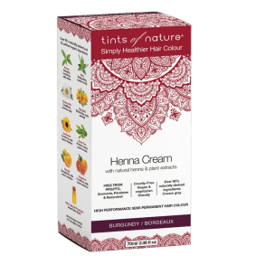 Henna Cream, Tints of nature Burgundy - 70 ml.