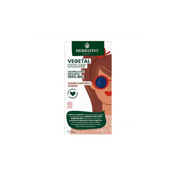 Herbatint Henna hrfarve Warm Chestnut Power - 100 g