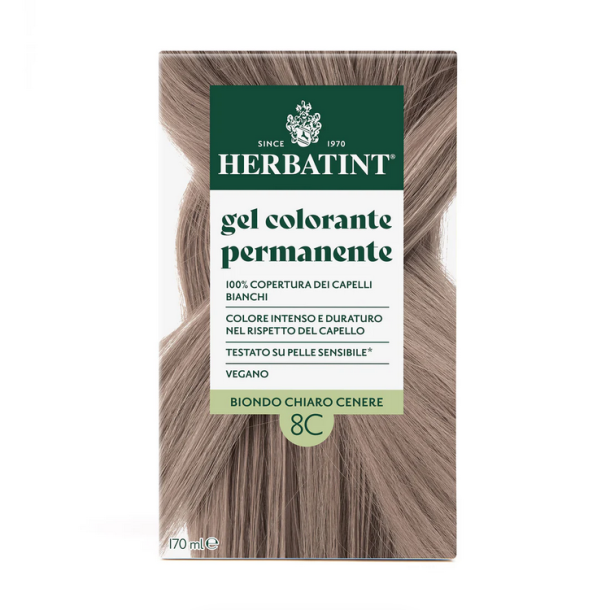 Herbatint hårfarve - 8C Light Ash Blonde