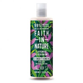 Faith in Nature Lavendel og Geranium Balsam - 400 ml.