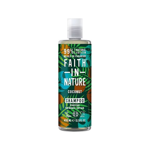 Faith in Nature Kokos Shampoo - 400 ml.