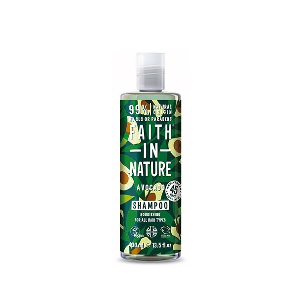 Faith in Nature Avocado Shampoo - 400 ml.