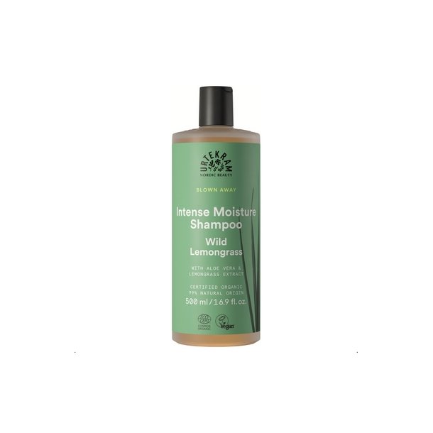 Urtekram Shampoo Wild Lemongrass t. normalt hr - 500 ml