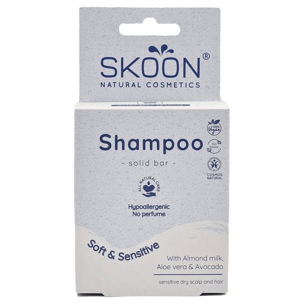 Skoon Solid Shampoo Soft &amp; Sensitive - 90 g.
