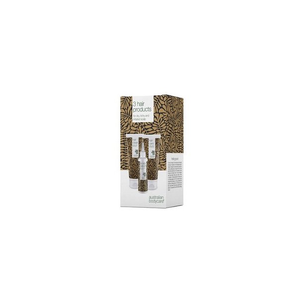 Australian Bodycare Tea tree Oil Gavesæt 3 Hair Products - værdi 319,95 Hair Clean, Hair Care, Scalp