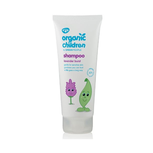 Green People Shampoo lavender burst til brn - 200 ml 