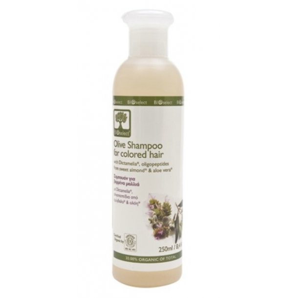 Bioselect Oliven Shampoo Farvet Hr