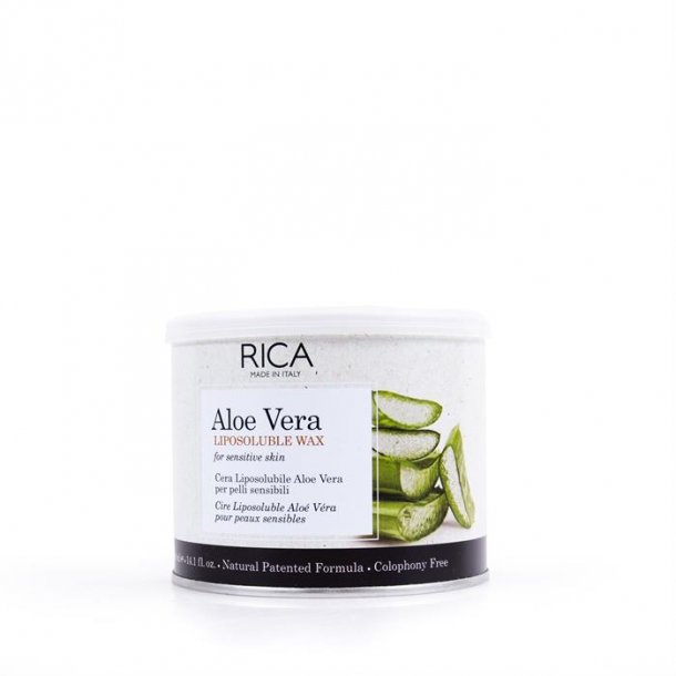 RICA Varmvoks Aloe Vera i dse - 400 ml. Bedst fr 10/24