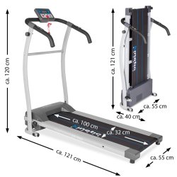 Kinetic Sports KST1600 L�beb�nd - Sammenklappeligt