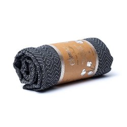 Ottoman Hammamklde Sort - 1001 nat - 190 x 90 cm.