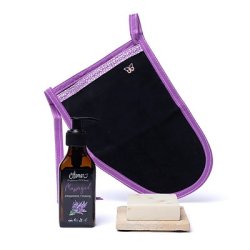 Ottoman Lavendel Hammam-gavest med Sbe, olie, kese og sbeskl