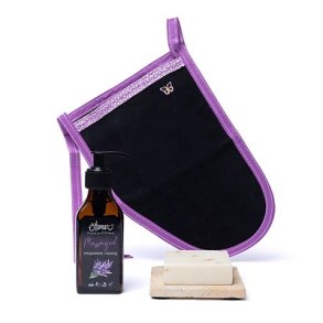 Ottoman Lavendel Hammam-gavest med Sbe, olie, kese og sbeskl