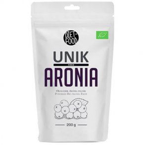 Unik Food Aronia pulver - kologisk - 200 gram