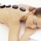 Hot Stone Massagest med varmekuffert og 8 sten