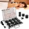 Hot Stone Massages�t med varmekuffert og 21 sten