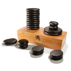 Hot Stone Varmest m. 25 basaltsten