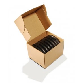 Hot Stone - Large komprimeret flad basaltsten