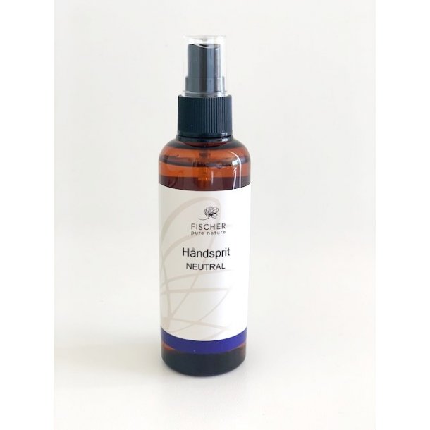 Fischer Pure Nature Hndsprit 70%, Neutral - 100 ml. Bedst fr 4/24