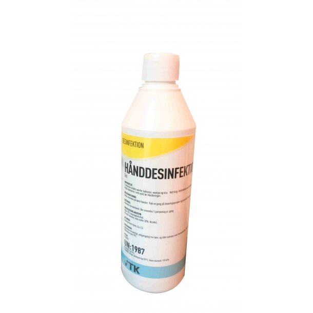 Professionel Hnddesinfektionsgel med 85% alkohol - 500 ml.