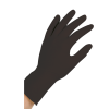 MED COMFORT Style Black Nitril Engangshandsker - Pudderfri - 100 stk