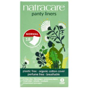 Natracare Trusseindlæg normal enkeltvis indpakkede - 18 stk.