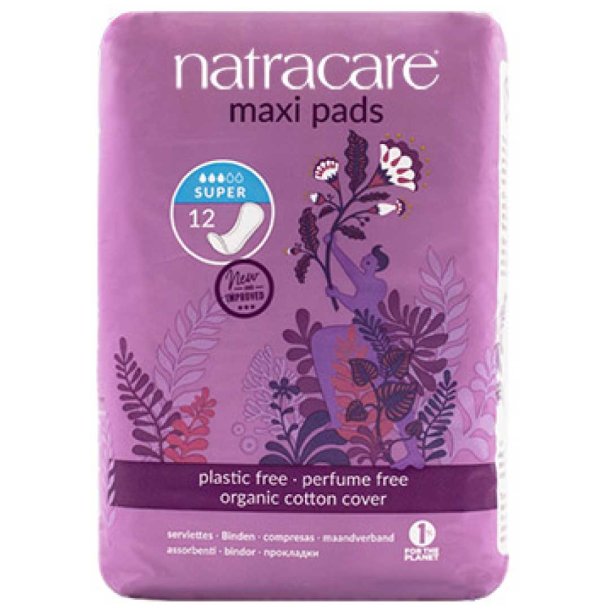 Kopi af Natracare Maxi bind regular buede- 14 stk