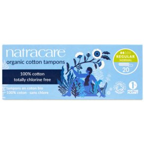 Natracare tampon regular normal u. indfringshylster - 20 stk.