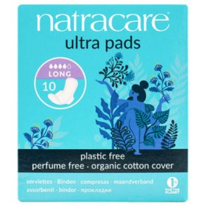 Natracare Ultra bind lange m. vinger - 10 stk.