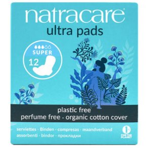 Natracare Ultra bind super m. vinger - 12 stk.