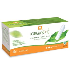 Organyc Tampon super plus u. indfringshylster 16 stk.