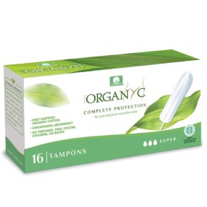 Organyc Tampon super u. indfringshylster 16 stk.