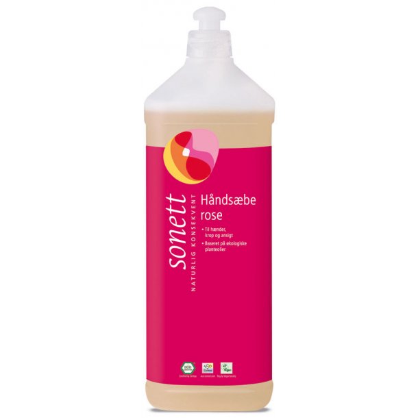 Sonett Flydende Hndsbe Rose, kologisk - 1 liter