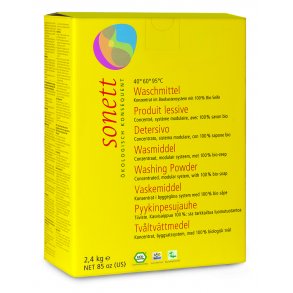 Sonett Vaskepulver, kologisk - 2.400 g.