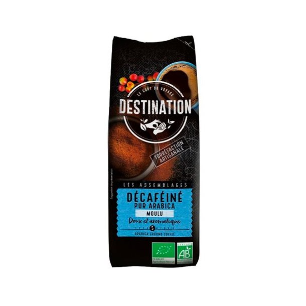 Destination Kaffe koffeinfri formalet - kologisk - 250 gr.