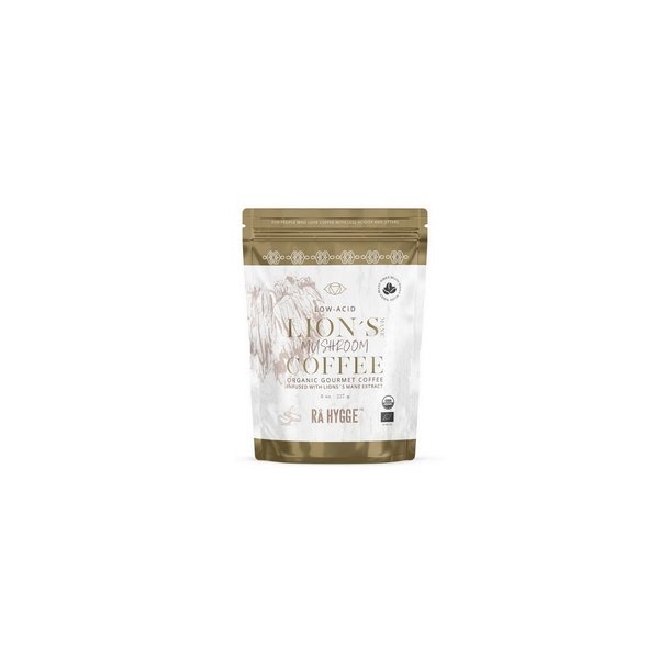 Råhygge Sverige Kaffe m Lion's Mane svampeekstrakt - hele bønner Ø - 227 g.