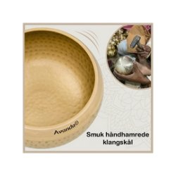 Avanda Klangsklest med skl, klle, pude og pose -  13,5 cm.