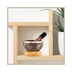 Avanda Klangsklest med chakrasymboler -  10 cm.