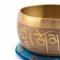 Bodhi Indisk Klangskl med Skriftstegn og Buddha indgraveret -  11 cm.