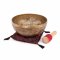 Bodhi Tibetansk hndlavet Klangskl med Flower of Life indgravering -  23 cm.