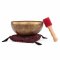 Bodhi Tibetansk hndlavet Klangskl med Flower of Life indgravering -  23 cm.