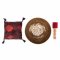 Bodhi Tibetansk hndlavet Klangskl med Flower of Life indgravering -  23 cm.