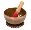 Bodhi Tibetansk hndlavet Klangskl med Buddha indgraveringer -  11 cm.