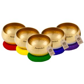 Avanda Tibetansk Klangsklest m. klle og pude -  8 cm.