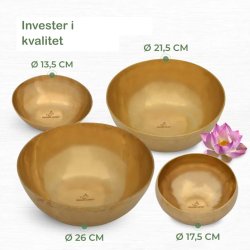 Tibetansk Deluxe Klangsklest - 4 dele