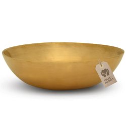 Tibetansk Klangskl til hovedomrdet - Bred -  13,5 cm.