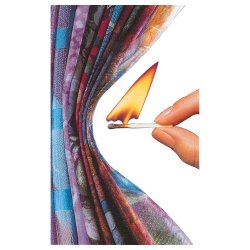 Skillegardin til teleskopstang 120 cm., 175 x 140 cm.